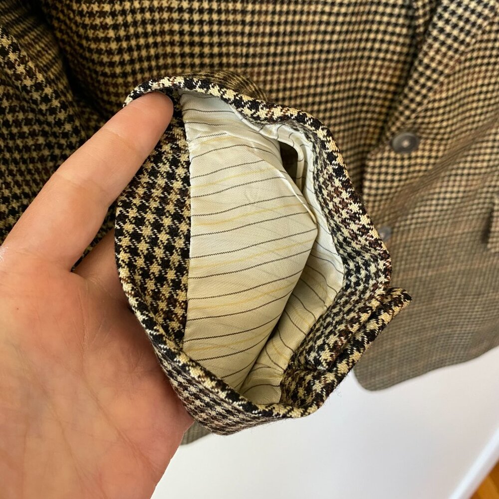 Vintage Ermenegildo Zegna Wool Cashmere Blazer Mens EU 54R Boyds Philadelphia - Picture 7 of 16